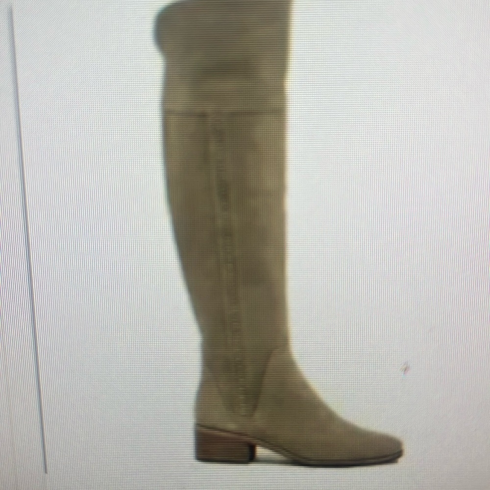 Vince Camuto Taupe Suede Boots size 7.5 -Heel 2 inches